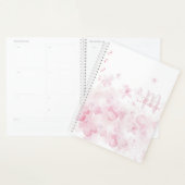 Monogram Waterverf Roze 2025 Bloemenplanner Planner (Display)