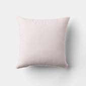 Monogram Waterverf Roze Blauwe Bloemen Bloemstuk Kussen (Achterkant)