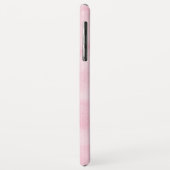 Monogram Waterverf Roze Gepersonaliseerde Naam Case-Mate iPhone Case (Achterkant/links)