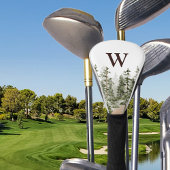 Monogram Waterverf Rustic Green Forest Golfheadcover