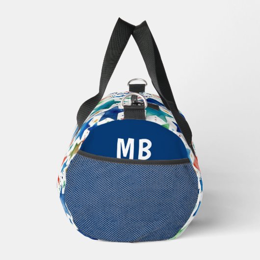 Monogram Waterverf Sterren Gepersonaliseerd Plunjezak (Rechts)