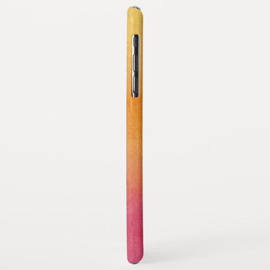 Monogram Waterverf Sunset Gepersonaliseerde naam Case-Mate iPhone Case (Achterkant/links)