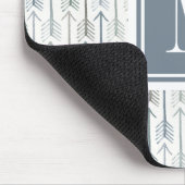 Monogram | Waterverf Wanderlust Arrow Pattern Muismat (Hoek)