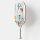 Monogram Weathernet Beach Wood Pickleball Paddle (Links)