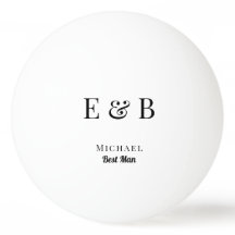 Monogram Weddenschap Beste man Gift Personalized B