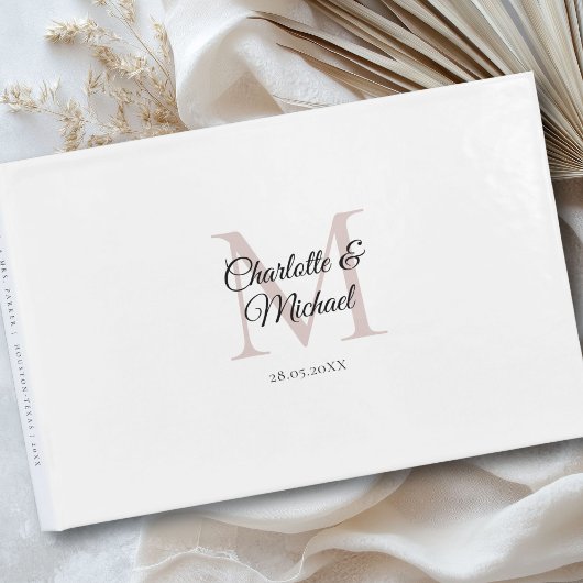 Monogram Weddenschap Gastenboek