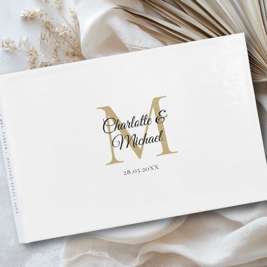Monogram Weddenschap Gastenboek