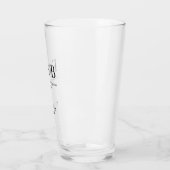 Monogram Weddenschap Groomsman Gift Personalized B Glas (Links)