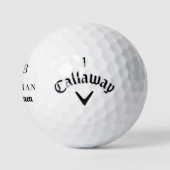 Monogram Weddenschap Groomsman Gift Personalized B Golfballen (Logo)