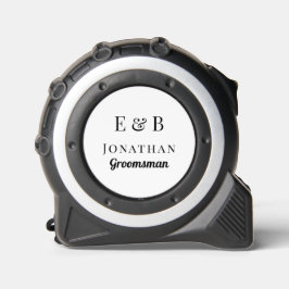 Monogram Weddenschap Groomsman Gift Personalized B Rolmaat
