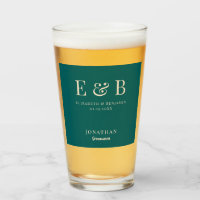 Monogram Weddenschap Groomsman Gift Persoonlijk gr