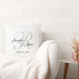 Monogram Weddenschap Kepaardpiloot Kussen