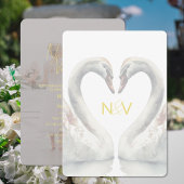 Monogram Weddenschap Uitnodiging