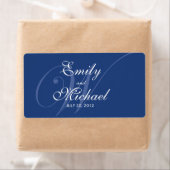 Monogram Weddenschappen - Deep Blue Etiket (Insitu)