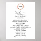 Monogram Weddenschappen Programma Ondertekening Sc Poster (Voorkant)