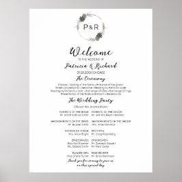 Monogram Weddenschappen Programma Poster