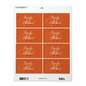 Monogram Weddenschappen - Spice Etiket (Full Sheet)
