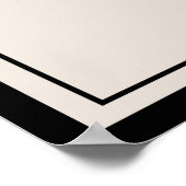 Monogram Wedding Classic Welcome Sign Poster (Hoek)