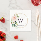 Monogram Wedding Napkin Cocktail Napkins Servet (Insitu)