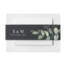 MONOGRAM WEDING WATERVERF UITNODIGINGEN WIKKEL