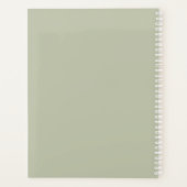 Monogram wekelijks maandelijks planner (Achterkant)