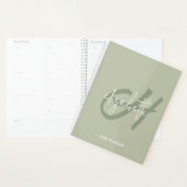 Monogram wekelijks maandelijks planner (Display)