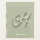 Monogram wekelijks maandelijks planner (Voorkant)