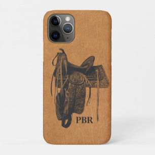  monogram Western paard Case-Mate iPhone Case