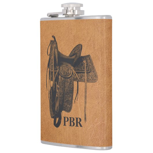  monogram Western paard Heupfles (Links)