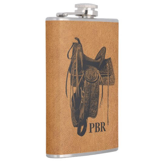  monogram Western paard Heupfles (Rechts)