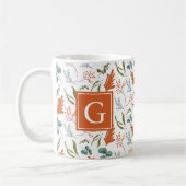 Monogram Whimsical Herfst Koffiemok (Links)