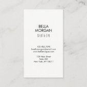 Monogram Whimsical Visitekaartje (Achterkant)