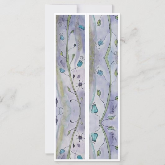 Monogram Whimsy Floral Twee Bladwijzer (Achterkant)