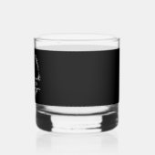 Monogram Whiskey Glas Zwart-wit (Links)