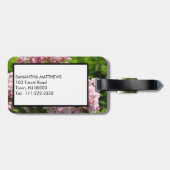 Monogram White Mountain Laurel Floral  Bagagelabel (Achterkant horizontaal)