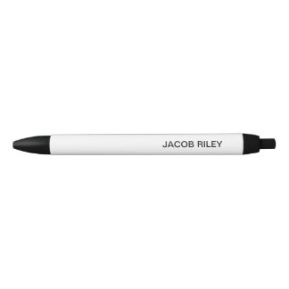 Monogram White Zwarte Inkt Pen