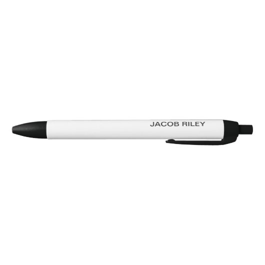 Monogram White Zwarte Inkt Pen (Bodem)