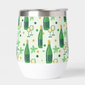 Monogram Wijn Chardonnay Flessen Glazen Bloemen (Links)