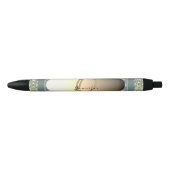 Monogram Wilde Bloem Zwarte Inkt Pen (Voorkant)