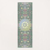 Monogram Wildflower-symmetrie Yogamat (Voorkant)