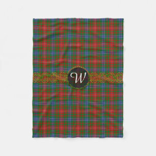 Monogram Wilson Tartan Fleece Deken