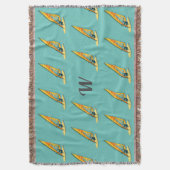 Monogram Windsurfing Deken (Voorkant Verticaal)