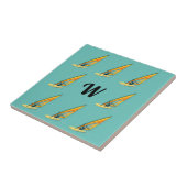 Monogram Windsurfing Tegeltje (Zijkant)