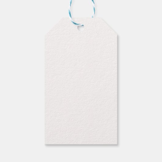 Monogram Winter Kerstmis krans Baby shower Cadeaulabel (Achterkant)