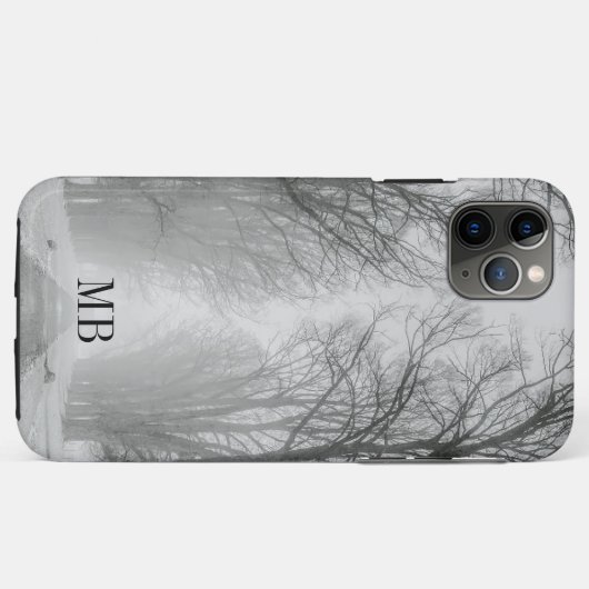 Monogram winterweg Case-Mate iPhone case (Achterkant (horizontaal))