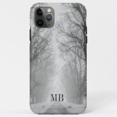 Monogram winterweg Case-Mate iPhone case (Achterkant)