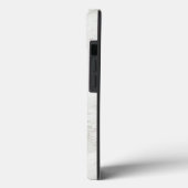 Monogram wit grijs | Elegant Gold Minimalist Case-Mate iPhone Case (Achterkant / Links)