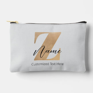 Monogram with Initial Z & Custom Name Personalized Etui
