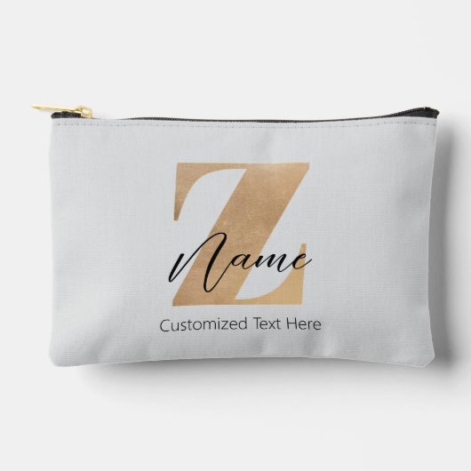 Monogram with Initial Z & Custom Name Personalized Etui (Voorkant)
