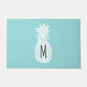 monogram witte anananas deurmat (Voorkant)
